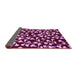 Sideview of Oriental Purple Industrial Rug, urb453pur