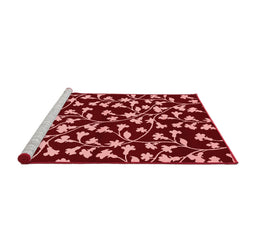 Industrial Red Washable Rugs