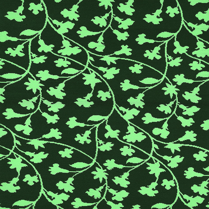 Square Oriental Emerald Green Industrial Rug, urb453emgrn