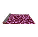 Sideview of Oriental Pink Industrial Rug, urb453pnk