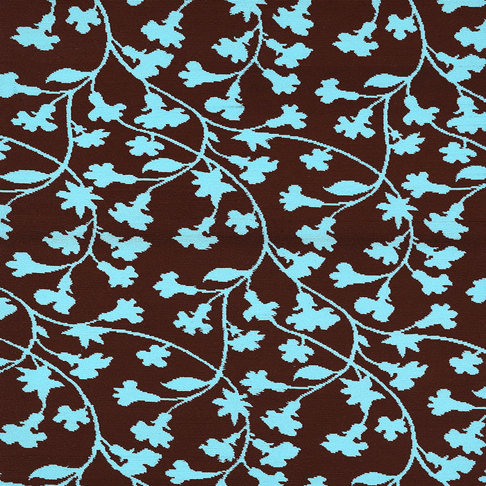 Square Machine Washable Oriental Light Blue Industrial Rug, wshurb453lblu