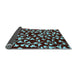 Sideview of Oriental Light Blue Industrial Rug, urb453lblu