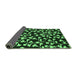 Sideview of Oriental Emerald Green Industrial Rug, urb453emgrn