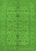 Oriental Green Traditional Rug, urb454grn