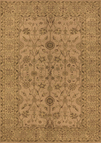 Oriental Brown Traditional Rug, urb454brn