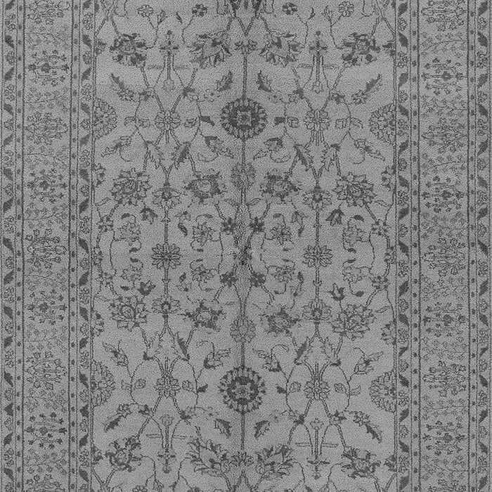 Machine Washable Oriental Gray Traditional Rug, wshurb454gry