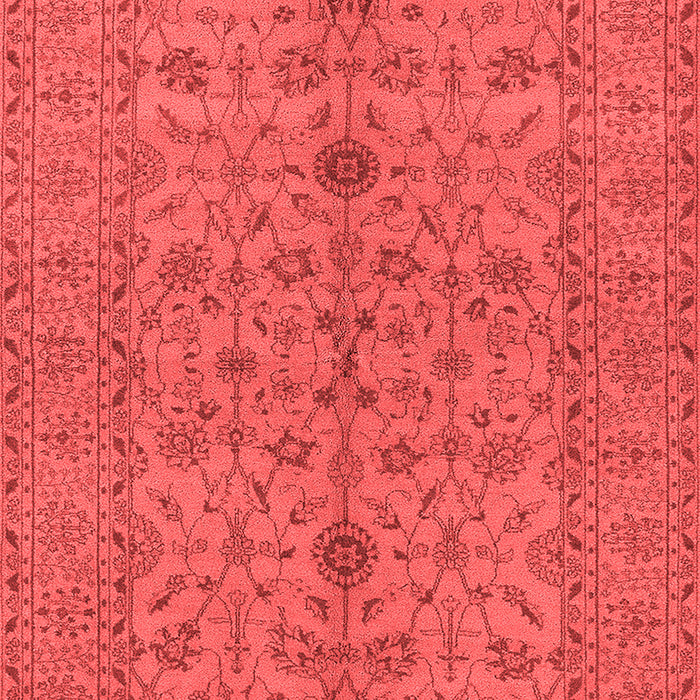 Machine Washable Oriental Red Traditional Rug, wshurb454red
