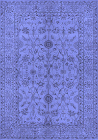 Oriental Blue Traditional Rug, urb454blu