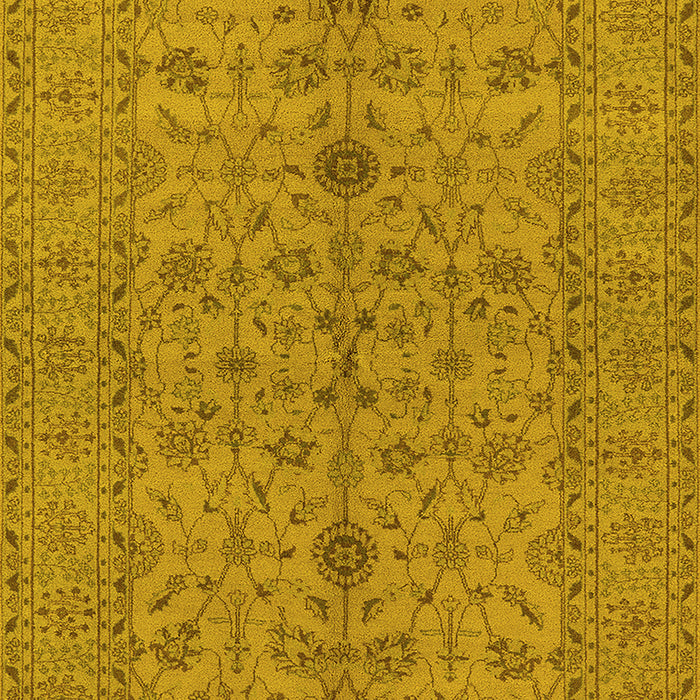 Oriental Yellow Traditional Rug, urb454yw