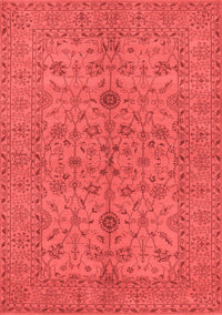 Oriental Red Traditional Rug, urb454red