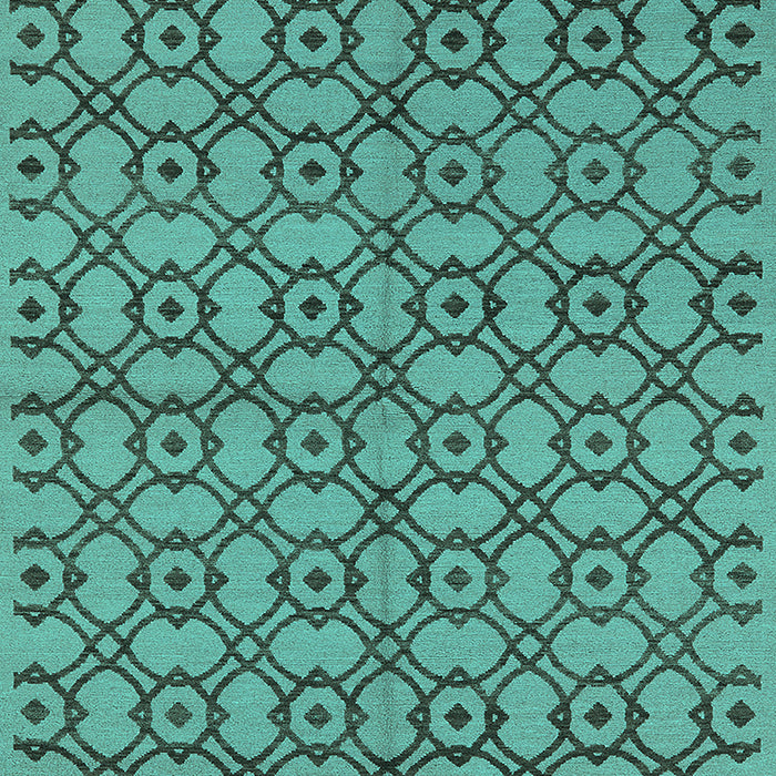 Oriental Turquoise Industrial Rug, urb455turq