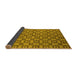 Sideview of Oriental Yellow Industrial Rug, urb455yw