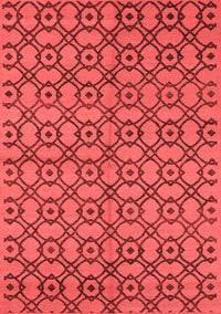 Oriental Red Industrial Rug, urb455red