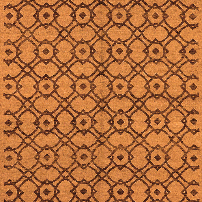 Machine Washable Oriental Orange Industrial Area Rugs, wshurb455org