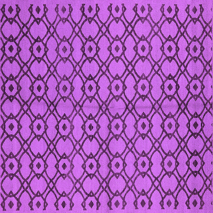 Square Oriental Purple Industrial Rug, urb455pur