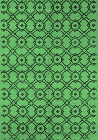 Oriental Emerald Green Industrial Rug, urb455emgrn