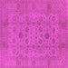 Square Oriental Pink Industrial Rug, urb456pnk