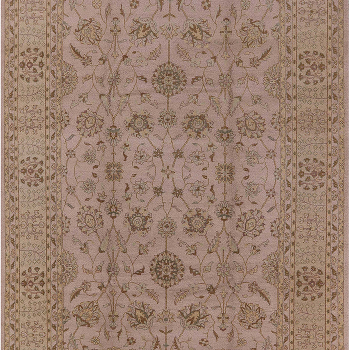 Mid-Century Modern Light Copper Gold Oriental Rug, urb456