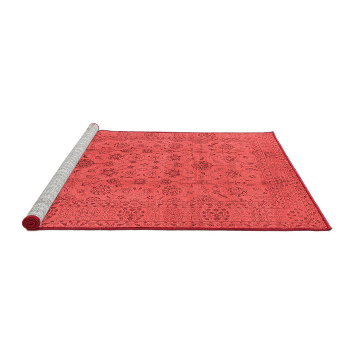 Industrial Red Washable Rugs
