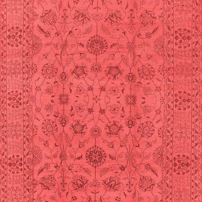 Machine Washable Oriental Red Industrial Rug, wshurb456red