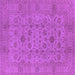 Square Oriental Purple Industrial Rug, urb456pur