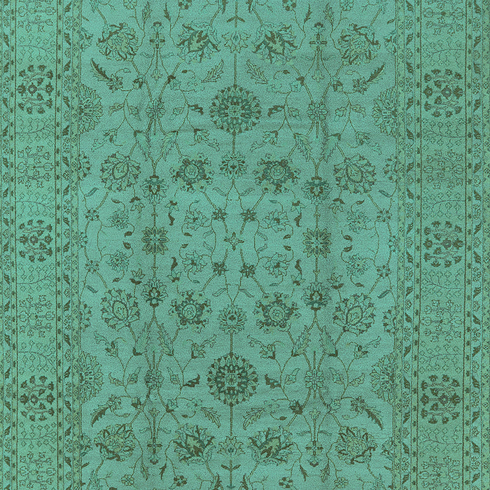 Oriental Turquoise Industrial Rug, urb456turq