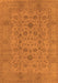 Machine Washable Oriental Orange Industrial Area Rugs, wshurb456org