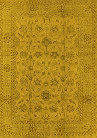 Oriental Yellow Industrial Rug, urb456yw