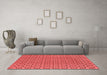 Industrial Red Washable Rugs