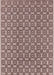 Mid-Century Modern Chestnut Brown Oriental Rug, urb457