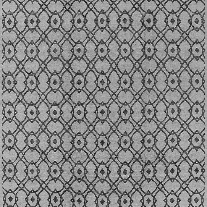 Machine Washable Oriental Gray Industrial Rug, wshurb457gry