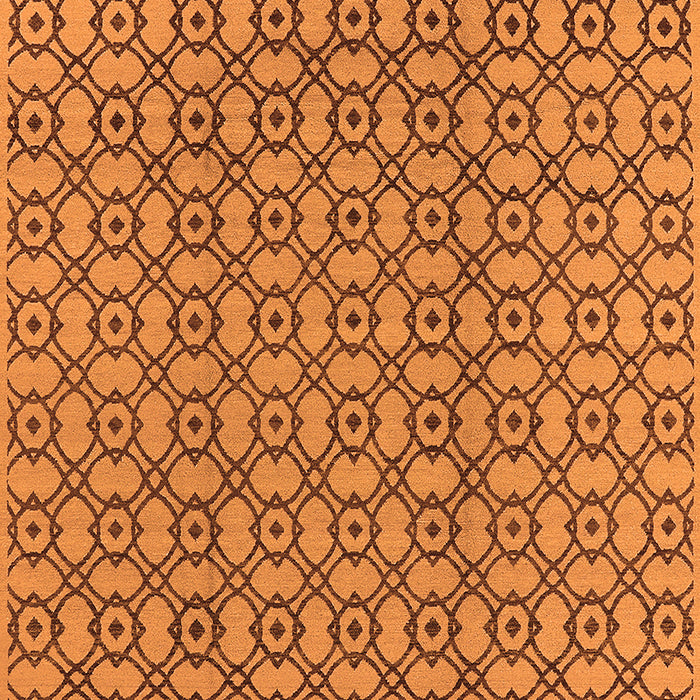 Machine Washable Oriental Orange Industrial Area Rugs, wshurb457org