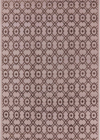 Machine Washable Industrial Modern Chestnut Brown Rug, wshurb457