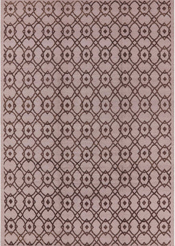 Machine Washable Industrial Modern Chestnut Brown Rug, wshurb457
