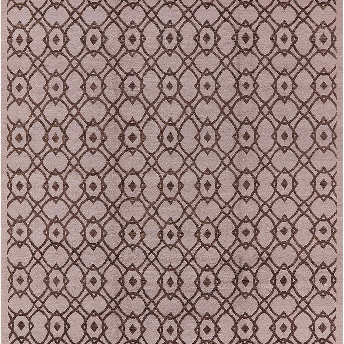 Machine Washable Industrial Modern Chestnut Brown Rug, wshurb457