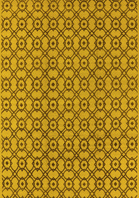 Oriental Yellow Industrial Rug, urb457yw