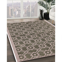 Mid-Century Modern Coffee Brown Oriental Rug, urb458