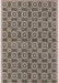 Machine Washable Industrial Modern Coffee Brown Rug, wshurb458