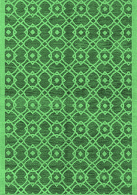 Oriental Emerald Green Industrial Rug, urb458emgrn