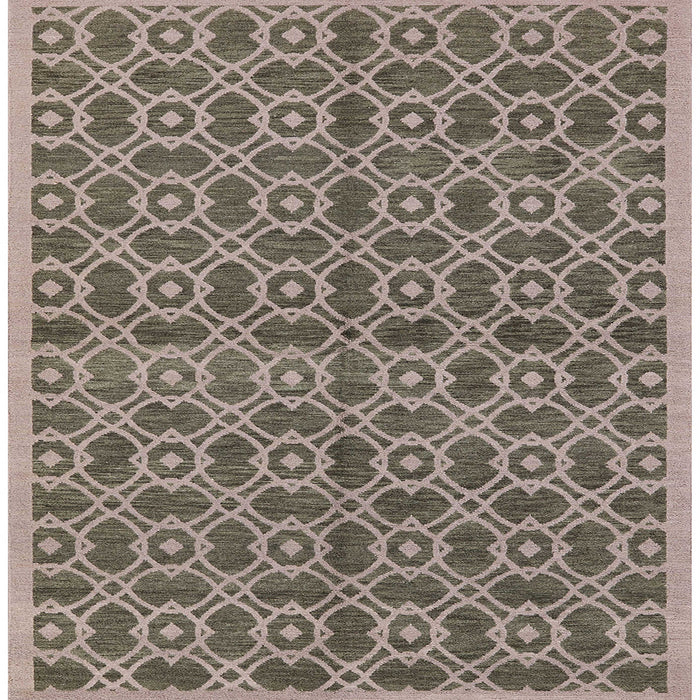 Square Machine Washable Industrial Modern Coffee Brown Rug, wshurb458