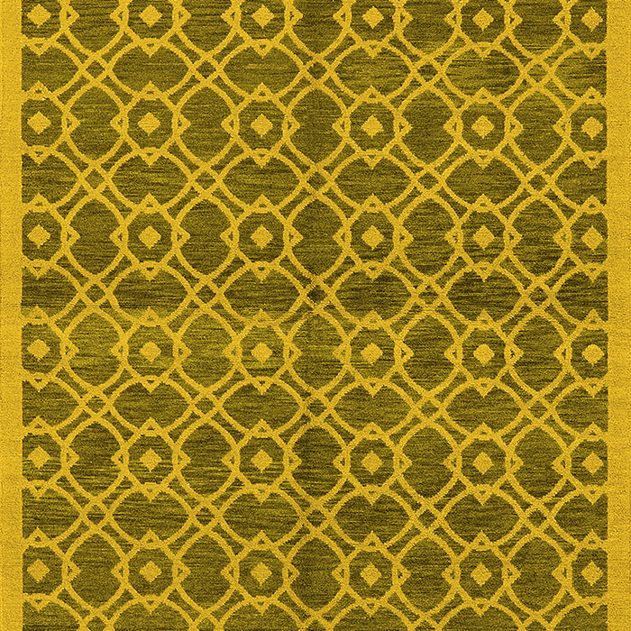 Oriental Yellow Industrial Rug, urb458yw