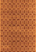 Oriental Orange Industrial Rug, urb459org