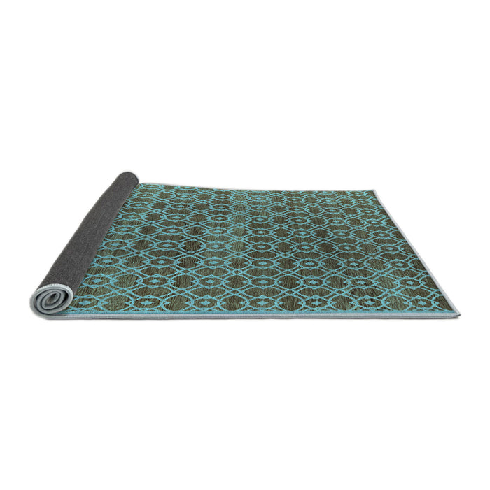 Sideview of Oriental Light Blue Industrial Rug, urb459lblu