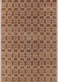 Machine Washable Industrial Modern Mahogany Brown Rug, wshurb459