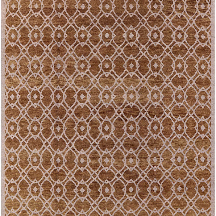 Machine Washable Industrial Modern Mahogany Brown Rug, wshurb459