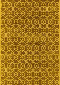 Oriental Yellow Industrial Rug, urb459yw