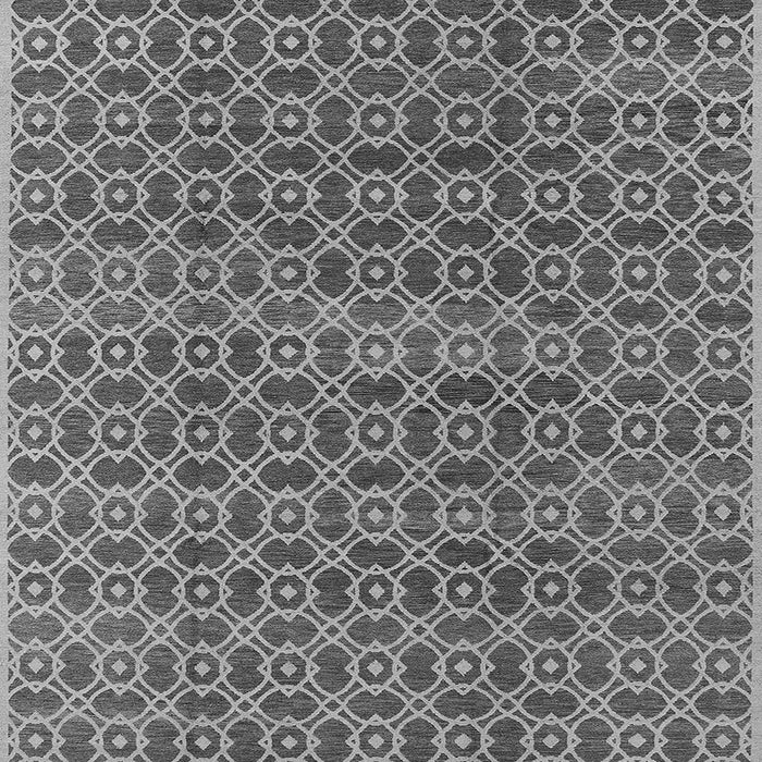 Square Oriental Gray Industrial Rug, urb459gry