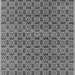 Square Oriental Gray Industrial Rug, urb459gry