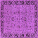 Square Oriental Purple Traditional Rug, urb460pur