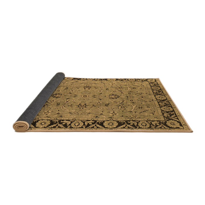 Sideview of Oriental Brown Traditional Rug, urb460brn
